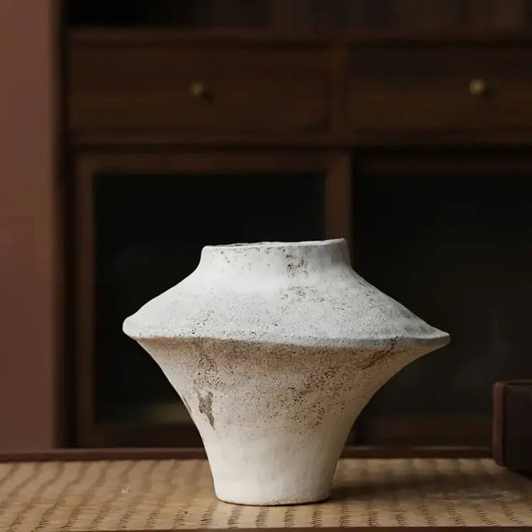 Clay Flowerpot Vase