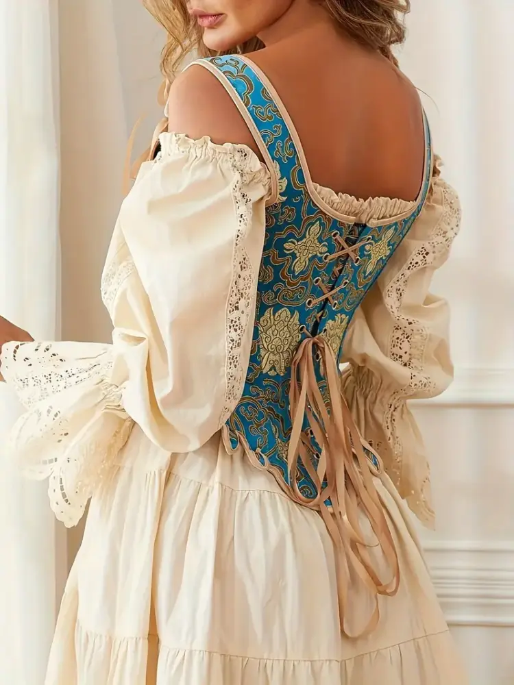 Gothic Steampunk Overbust Corset Top - Image 3