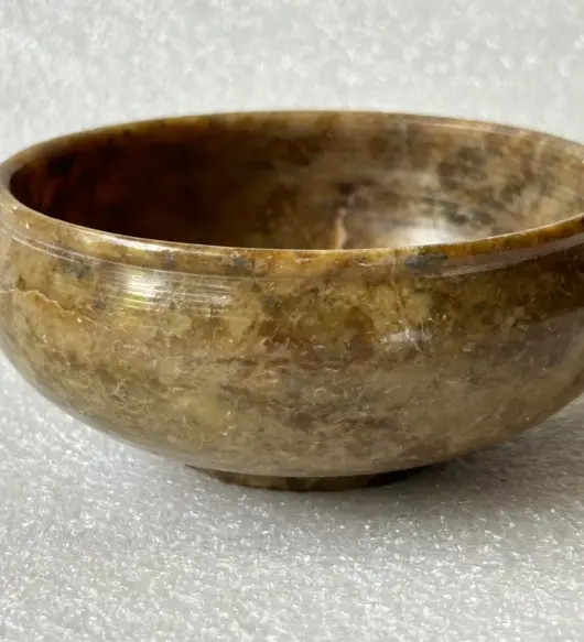19th Century Primitive Stone Kitchen/Serving Bowl – Handmade Vintage
