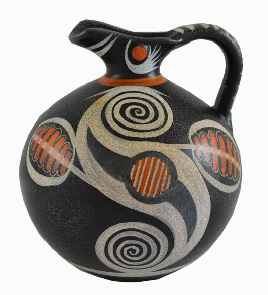 Minoan Pottery Kamares Oinochoe Vase – Museum Replica – Ancient Crete