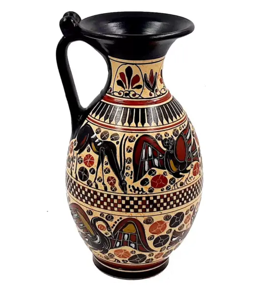 Greek Oinochoe Vase – 26cm | Corinthian Art