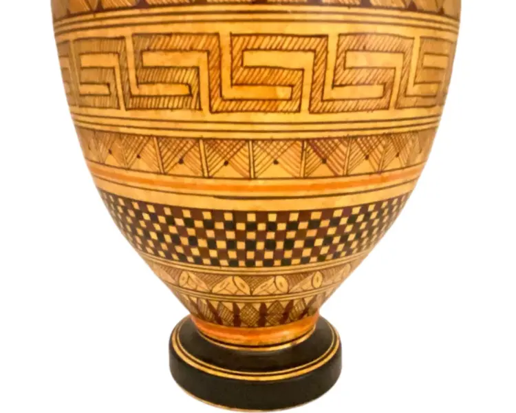 Geometric Amphora – 26cm Ancient Greek Pottery Vase - Image 2