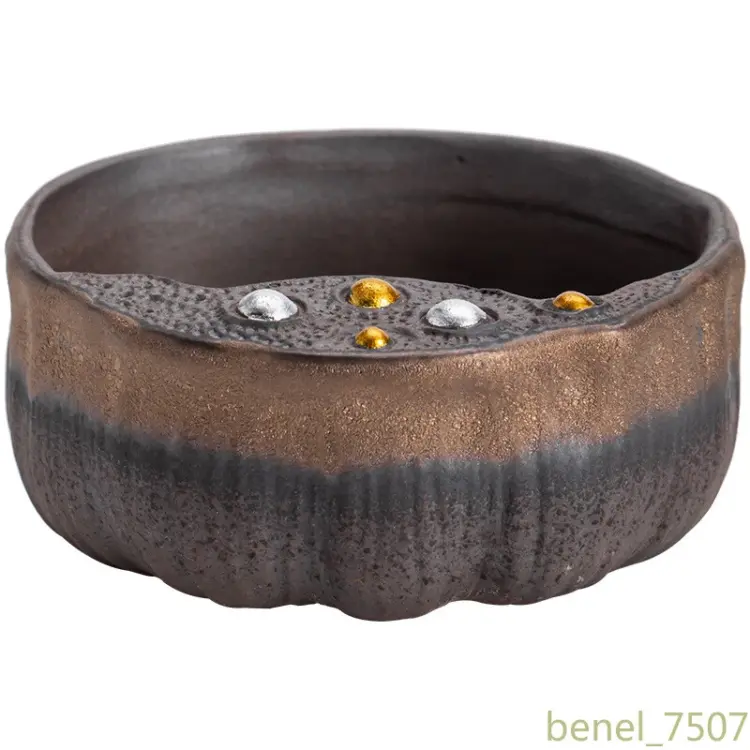 Coarse Pottery Handmade Tea Cups – Ceramic Kung Fu Tea Set Personal Teacups