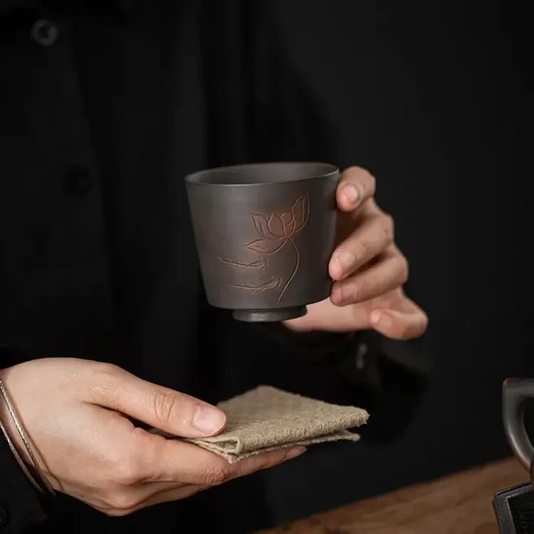Purple Pottery of Yunnan – Handmade Ceramic Tea Cup