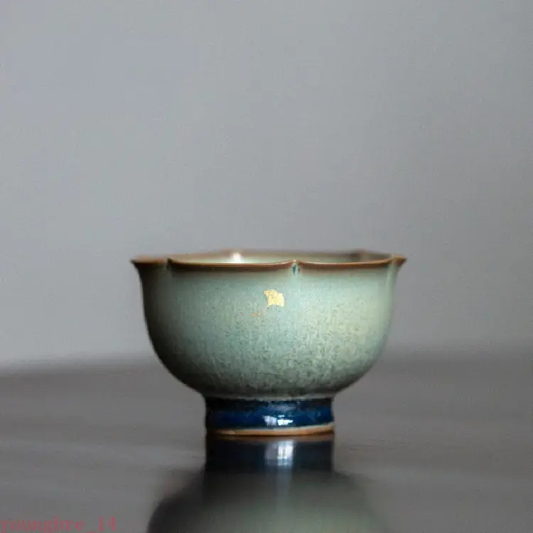 Retro Rough Pottery Handmade Kiln-Transformed Tea Cup – Rustic Gift for Home & Tea Lovers