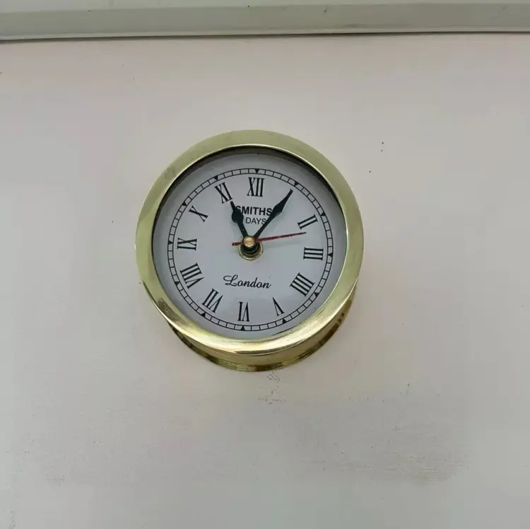 Quartz Antique Brass Nautical Wall Clock – Maritime Royal London Reproduction - Image 2
